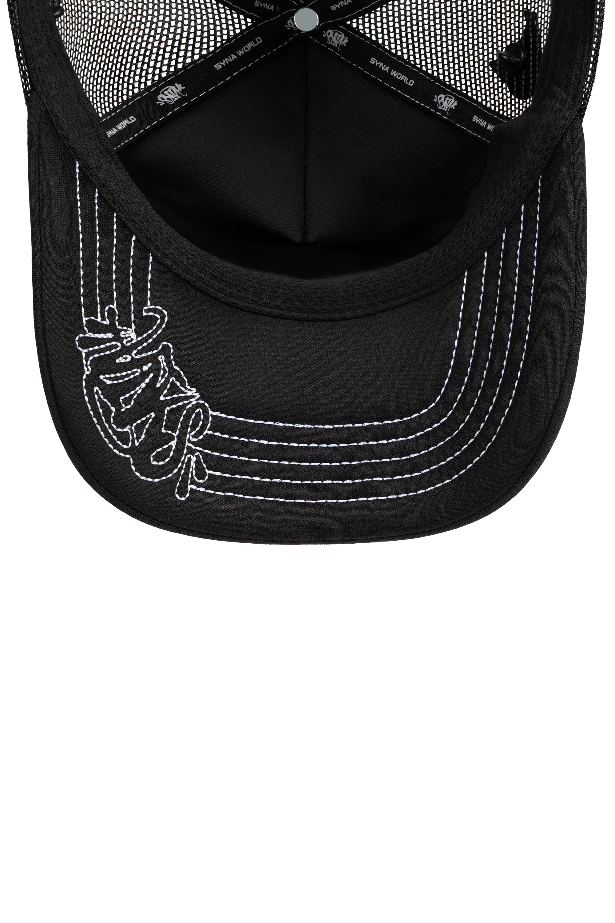 HALO S TRUCKER CAP - BLACK/WHITE - Image 6