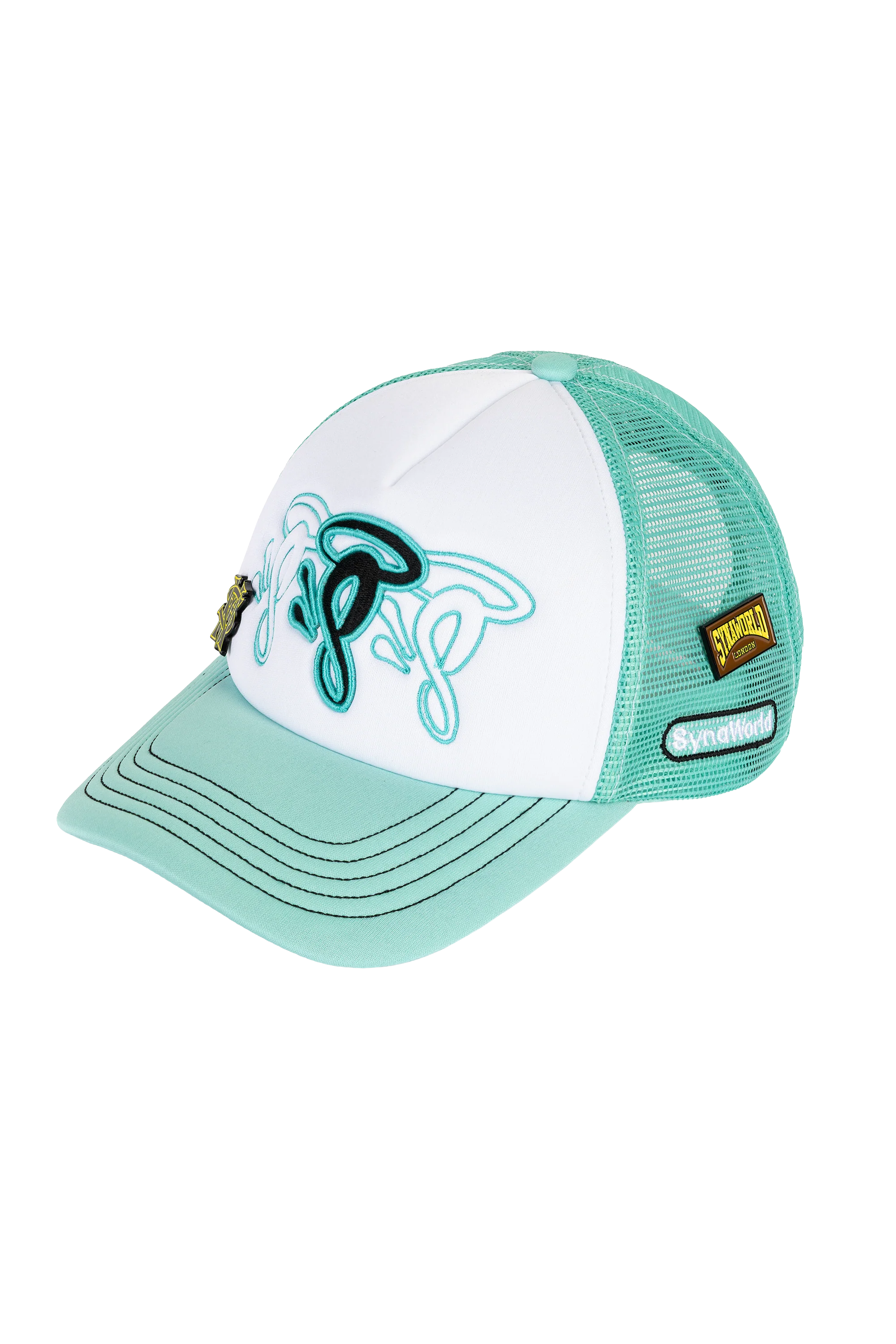 HALO S TRUCKER CAP - WHITE/BLUE - Image 4
