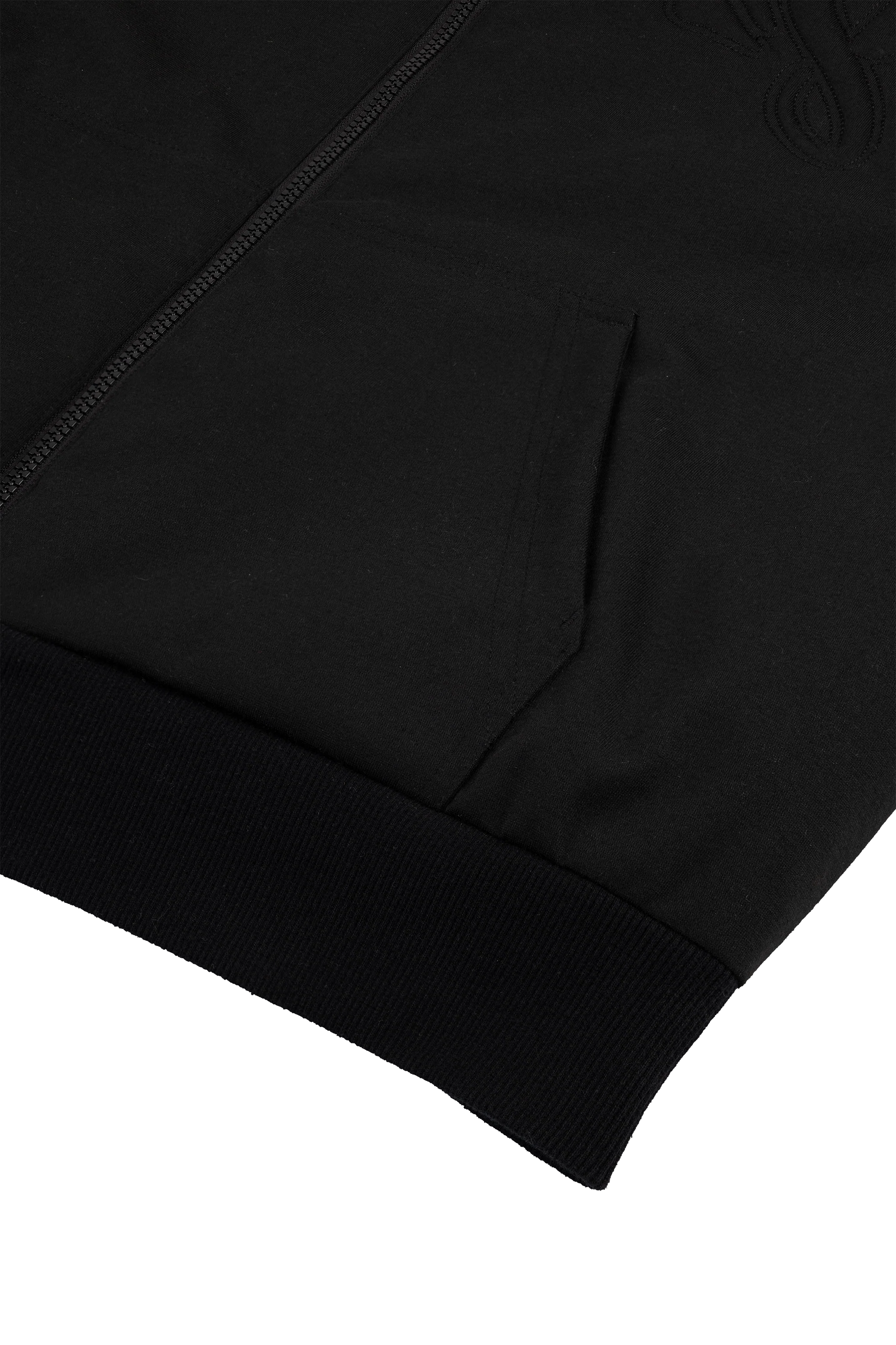 PUFFER HOODIE - BLACK - Image 5