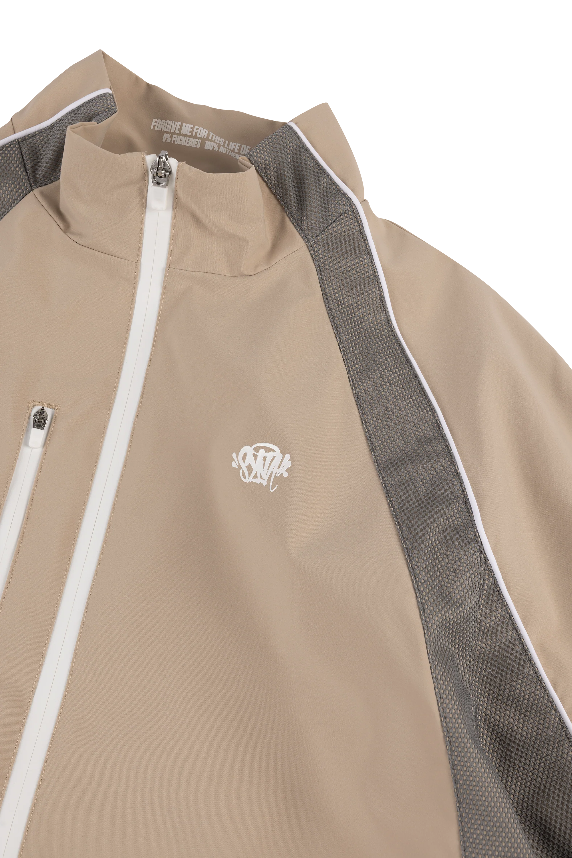 MOTO TRACK JACKET - BEIGE - Image 4