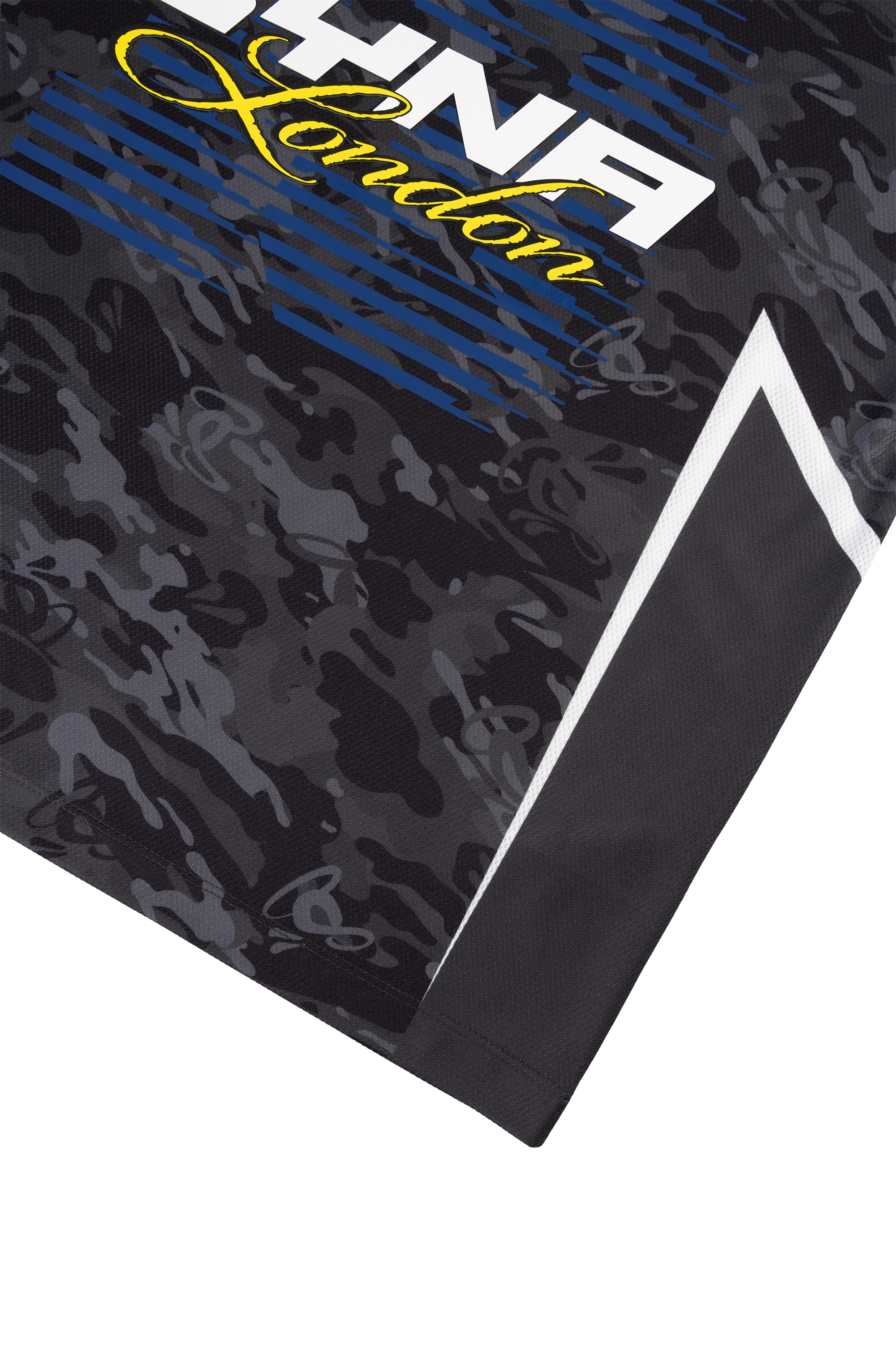 MOTOCROSS JERSEY 1.0 - BLACK MULTICAM/YELLOW/BLUE - Image 4