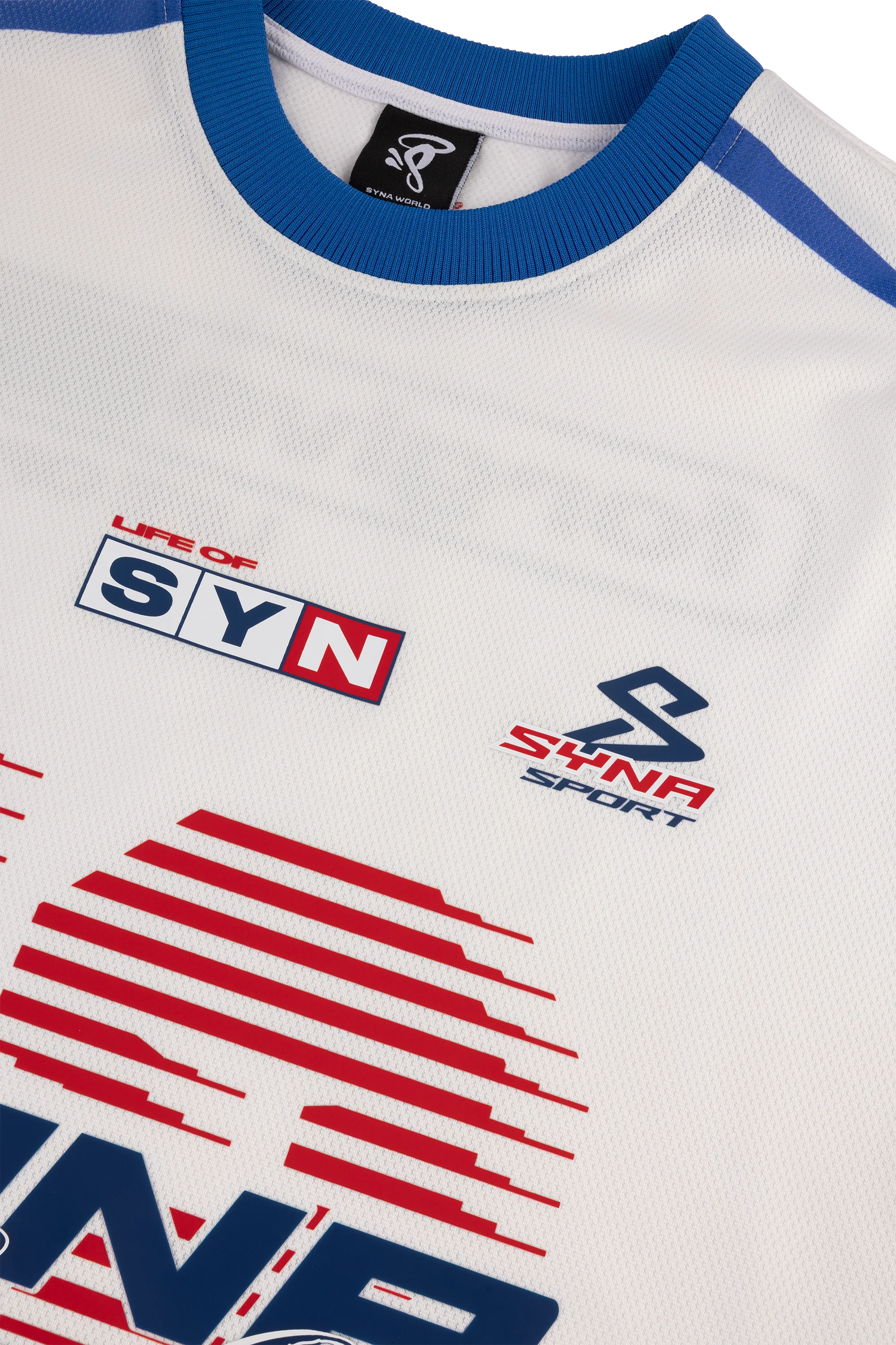 MOTOCROSS JERSEY 1.0 - WHITE/RED/BLUE - Image 3