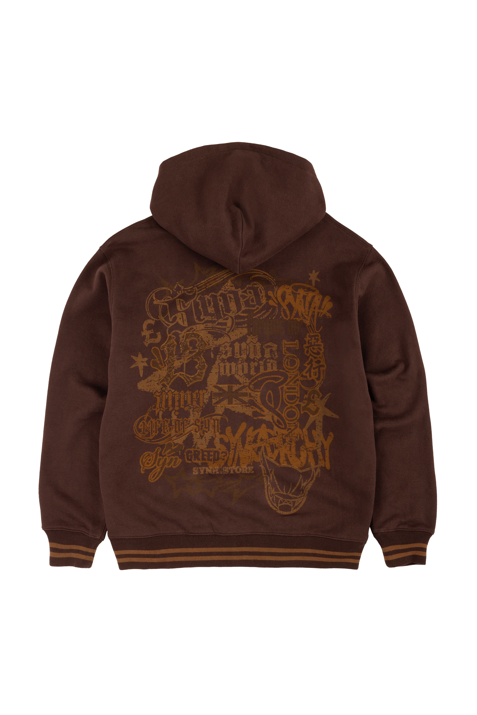 MULTI LOGO HOOD - BROWN - Image 2