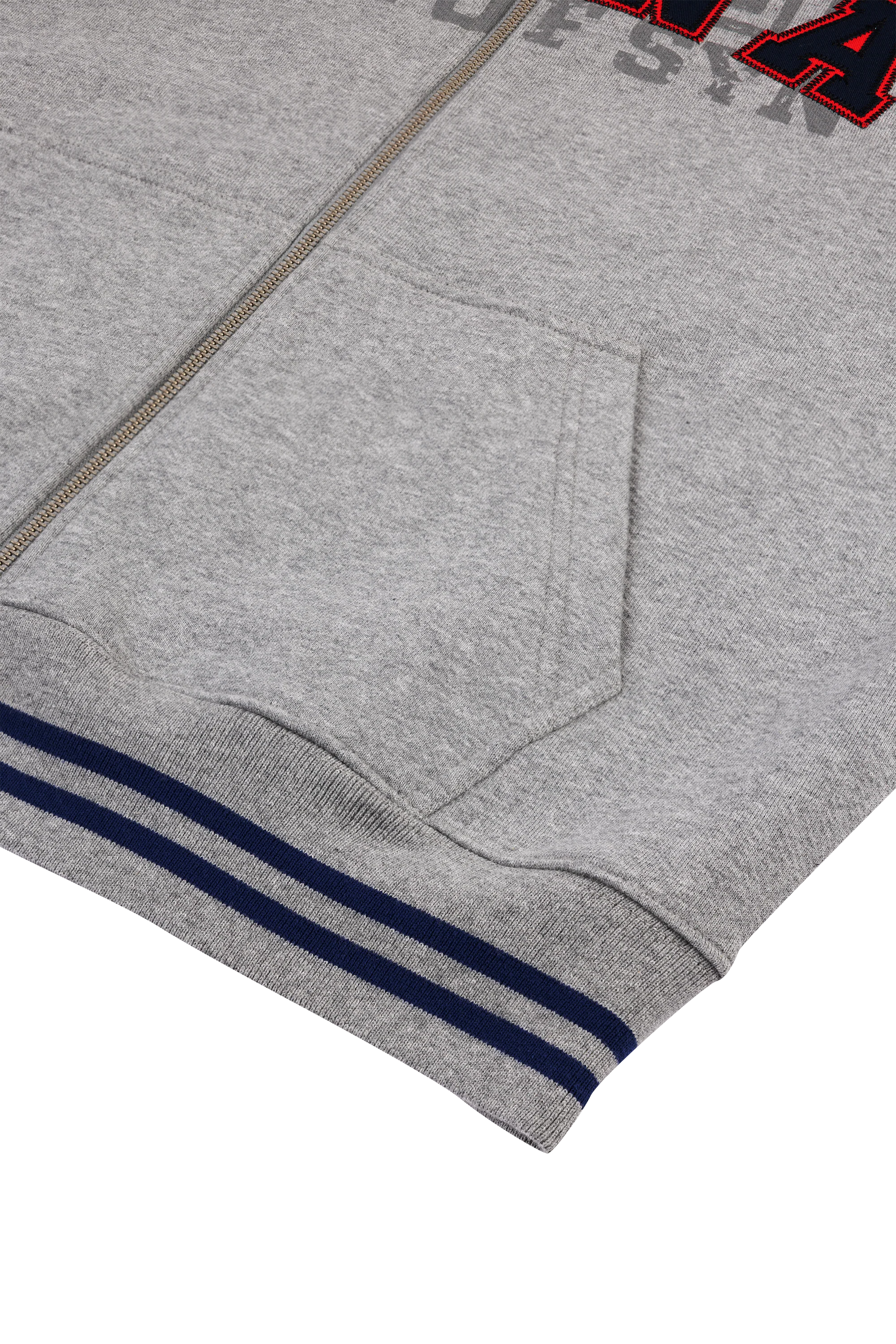 MULTI LOGO HOOD - HEATHER GREY - Image 4