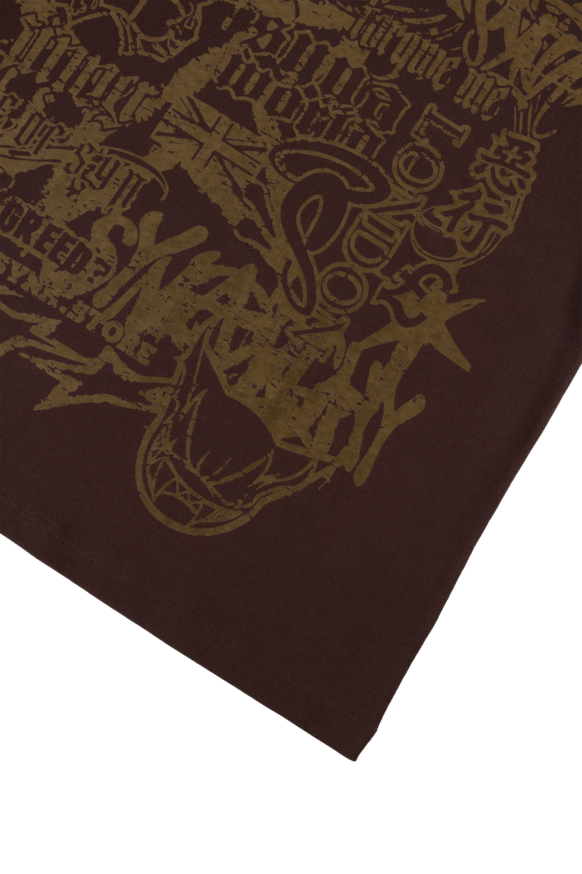 MULTI LOGO TEE - BROWN - Image 4