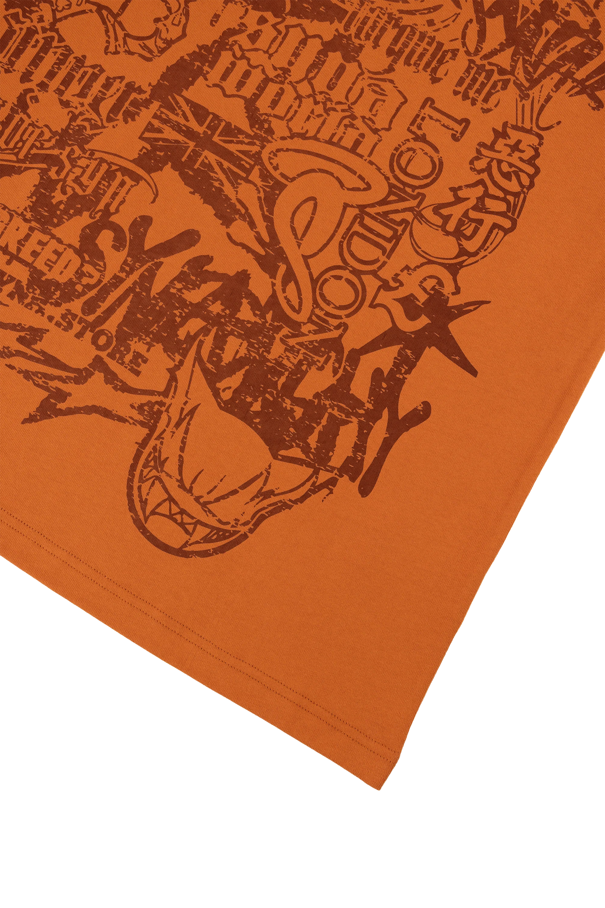 MULTI LOGO TEE - ORANGE - Image 4