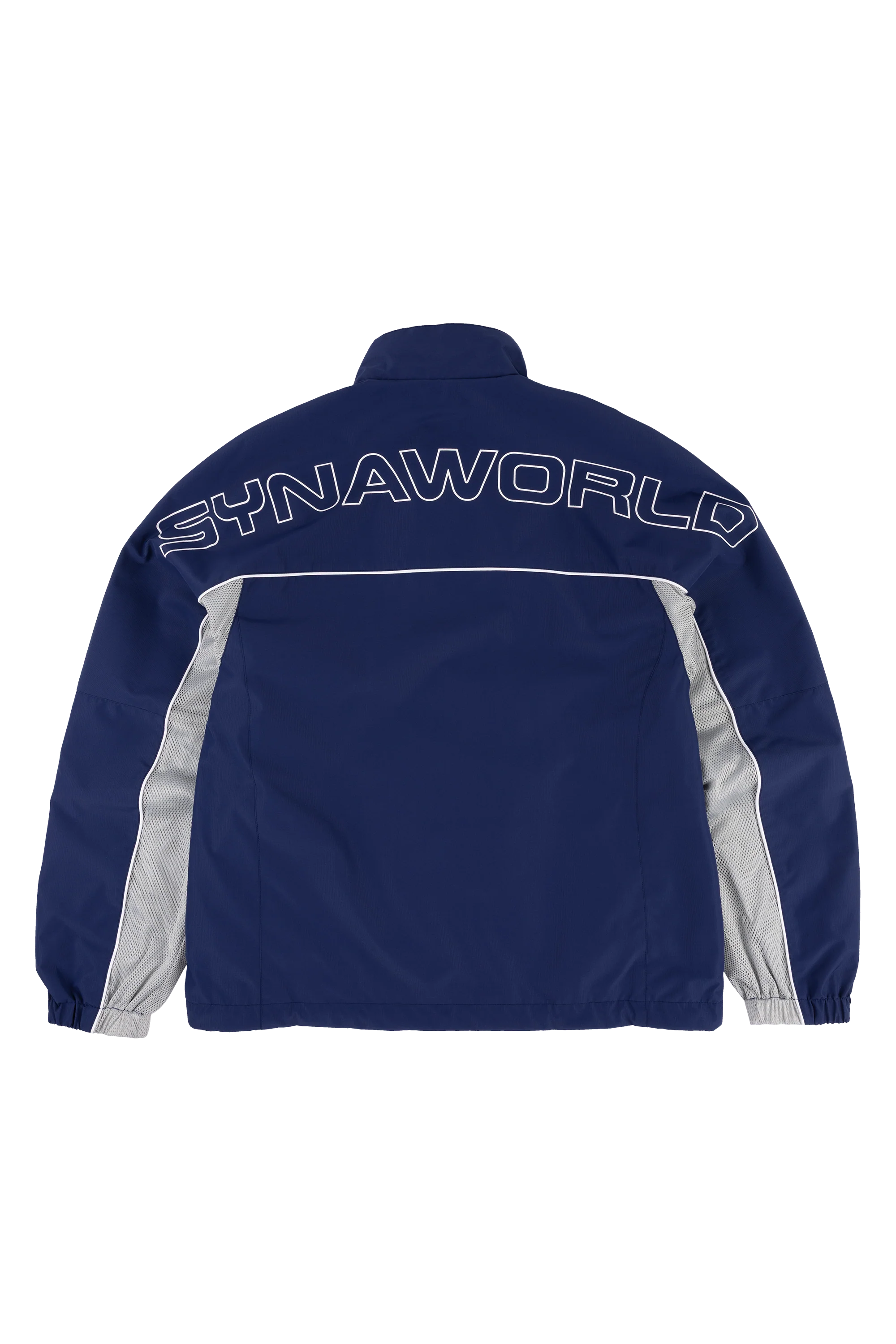 REVERSIBLE BLOCK TRACK JACKET - NAVY/CAMO - Image 3