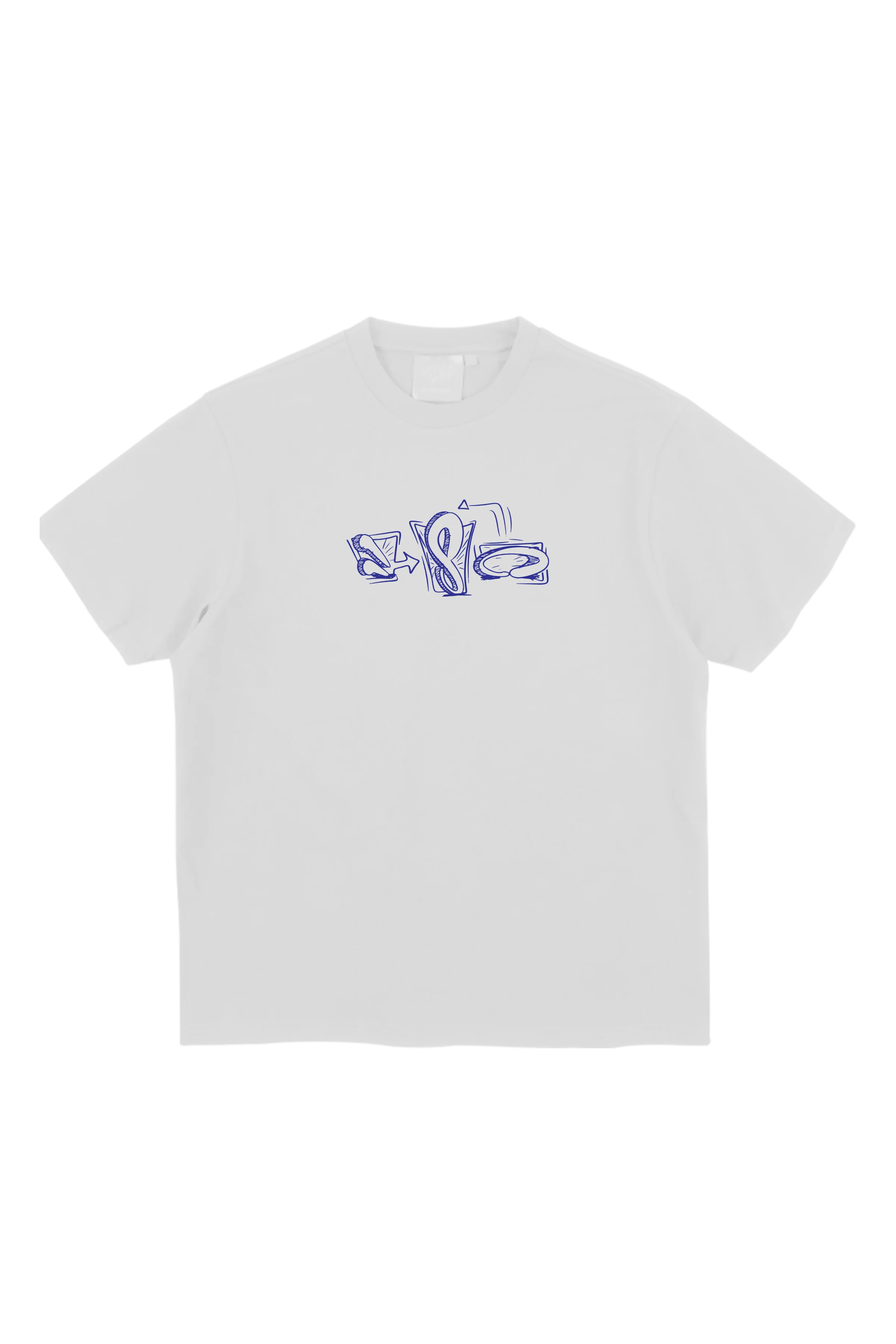 SKETCH LOGO TEE - WHITE