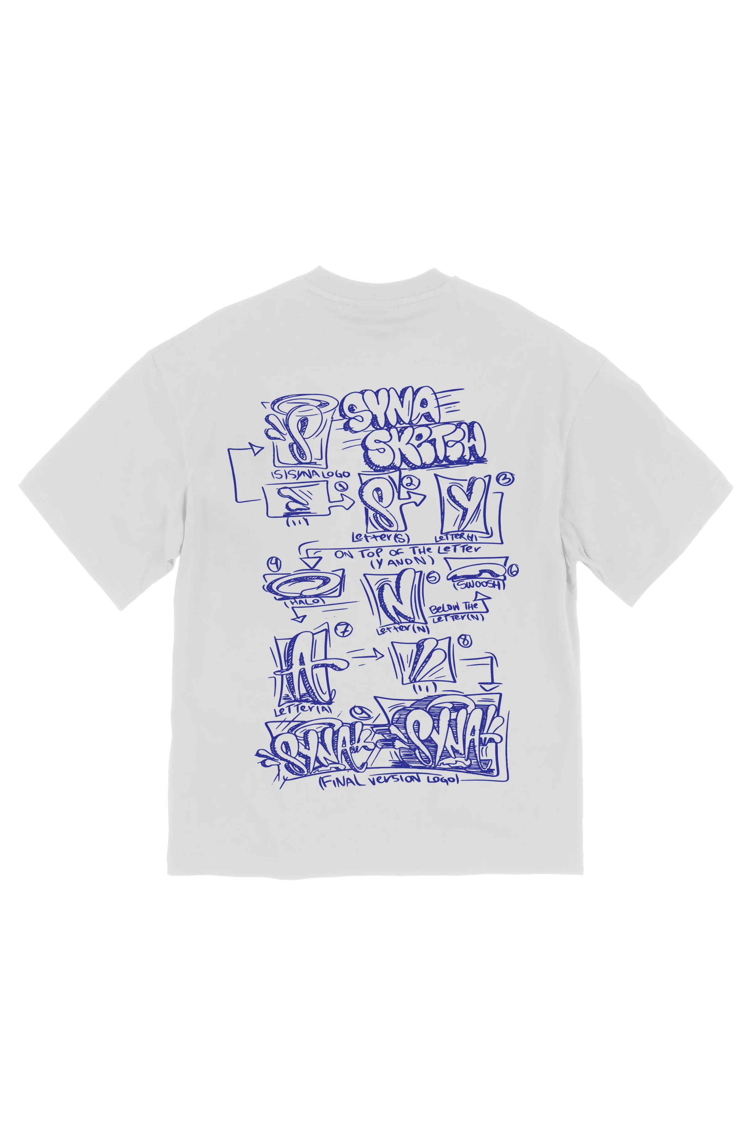SKETCH LOGO TEE - WHITE - Image 2