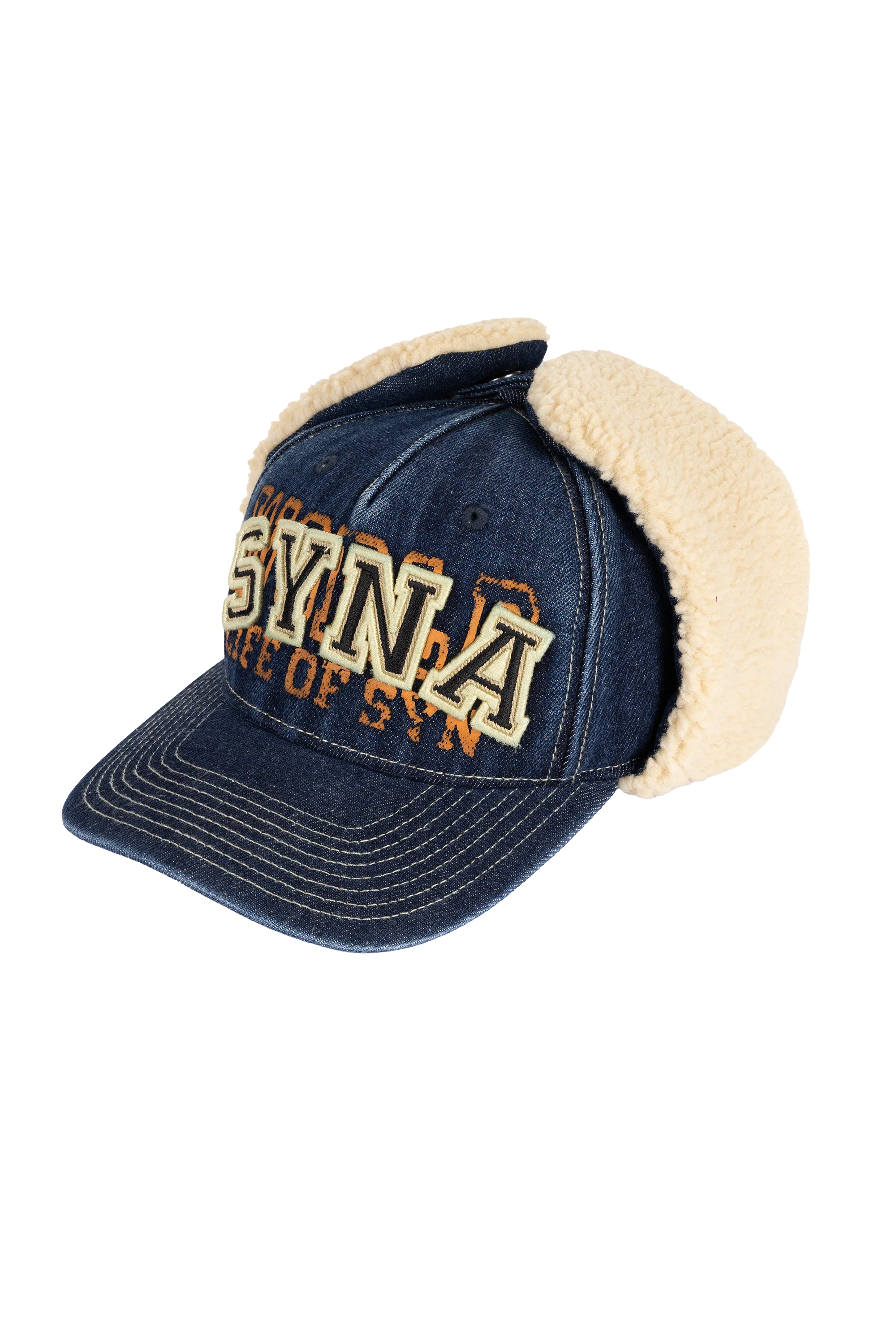 TACKLE TWILL DOGEAR CAP - INDIGO - Image 4