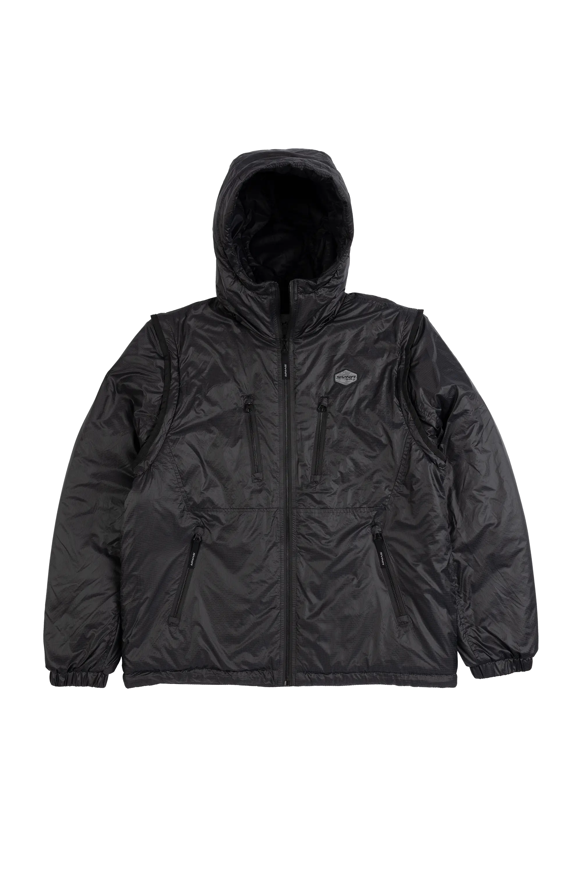 TRANSLUCENT INSULATED JACKET - BLACK - Image 7